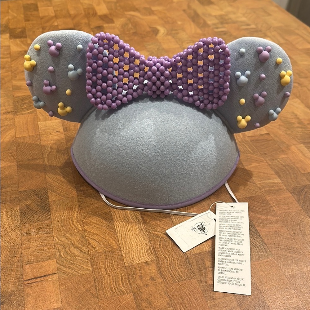 Disney Parks Beaded Minnie Mouse Ears Hat